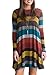 onlypuff Dresses Shirts For Women Casual Tunic Tops Long Sleeves Crew Neck