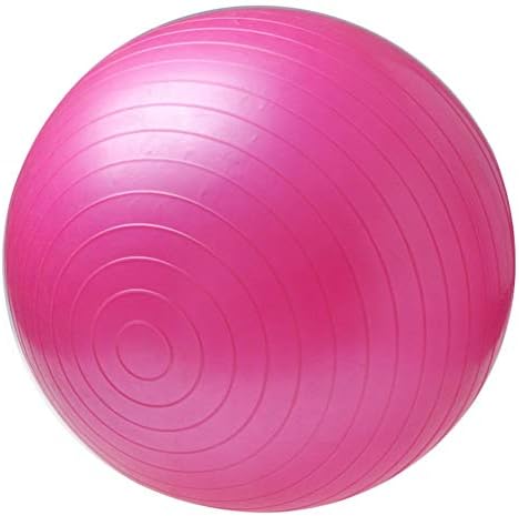 Oyamihin Non-Toxic Sports Yoga Balls Bola Pilates Fitness Gym Balance Fitball Exercise Pilates Workout Massage Ball - Pink 75CM