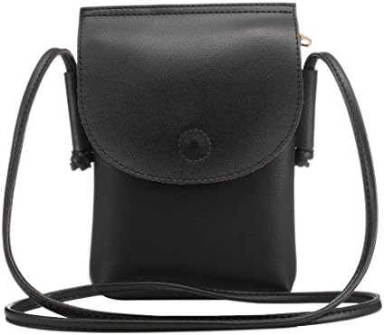 Solobay Girl Cell phone Pouch Bag Mini Sling Pouch Girls wallet Case Woman Shoulder Crossbody Bag Cellphone Cover for mobile Phone