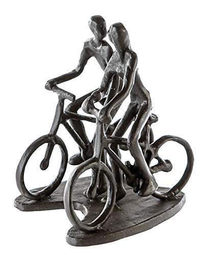 Casablanca modernes Design Sculpture, Iron, Brown, Hoehe 13 cm