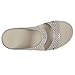 FitFlop Womens Ringer Superlight Z-Slide Sandals In Jelly Silver Size 7