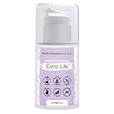(Paraben-Free) Natural Estro-life Cream | 100 mg of USP Micronized, BioIdentical Estriol- 2 Ounce Pump. Used During All Stages of Menopause. Free of Soy, GMOs, Fragrance, Parabens and Propylene Glycol