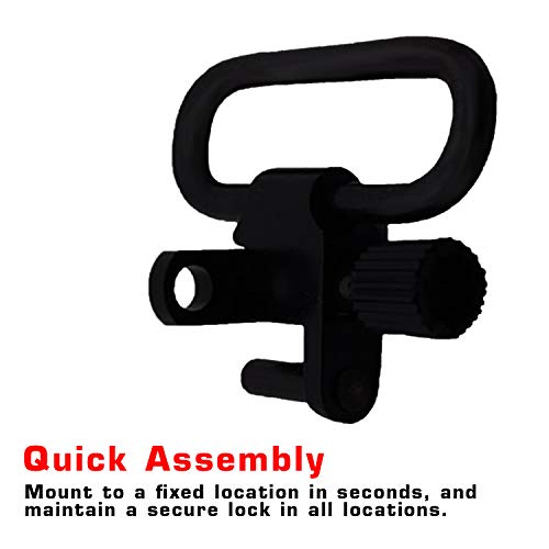 Occult Sling Swivels (2Pack) Mount for Gun, Hunting Rifle Sling or