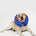 E-KOMG Dog Cone After Surgery, Protective Inflatable Collar, Blow Up Dog Collar, Pet Recovery Collar for Dogs and Cats Soft (L)