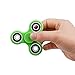 BEISTA Tri-spinner Fidget Toy Hand Spinner – Stress Reducer, Durable Bearing Spinner with High Speed, Super Smooth and Well Balanced, Non-3D Printed(Green)
