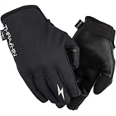 Thrashin Supply Co Stealth Windbreaker Gloves Large Black