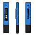 MacDoDo PH-02 Digital PH Meter Tester Best For Water Aquarium Pool Hot Tub Hydroponics Wine - Push Button Calibration Resolution 0.01 / High Accuracy +/- 0.05 - Large LCD Display (Blue)