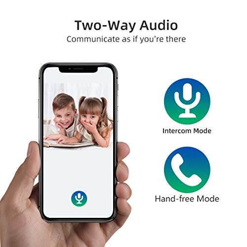 Home Camera, Nextrend HD Wireless IP Security Camera with Motion Detection,Night Vision,Two-Way Audio,Cloud Storage,Home Security IP Camera for Office/Baby/Nanny/Pet Monitor-White, 720P 1 Pack