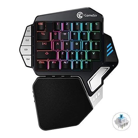 Gamesir Z1 Tastiera Da Gioco Con Cavo A Una Mano Rgb Meccanica - gamesir z1 tastiera da gioco con cavo a una mano rgb meccanica gaming keyboard con switch