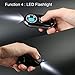 Anti Spy Hidden Camera Detectors Glowiny Camera Finder Anti-Theft Vibration Alarm for Door Window Suitcase Travel Security + A Personal Alarm