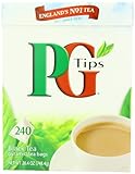 PG Tips Black Tea, Pyramid Tea, 240ct Boxes (Pack of 2)