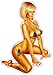 Blonde Swin Suit Pin Up Girl Decal 5