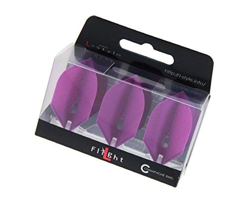 L-Style L5 PRO Rocket Shape Dart Flights Extra Durable - Deep Purple