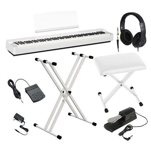 YAMAHA P-225 WH 電子ピアノ Xスタンド・Xイス・ダンパーペダル・ヘッドホンセット商品画像