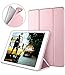 DTTO for iPad Mini 5th Generation Case and iPad Mini 4 Case, Ultra Slim Lightweight Trifold Smart Shell with Soft TPU Back Cover, Auto Sleep/Wake, Rose Gold