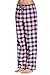 CYZ Women's 100% Cotton Super Soft Flannel Plaid Pajama/Lounge Pants
