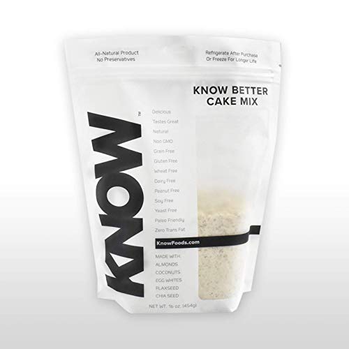 KNOW Foods - KNOW Better Muffin & Cake Mix, Original All Purpose Baking Mix, Keto, Paleo, Grain Free, Gluten Free, 16oz Bag