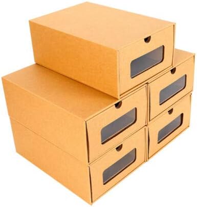 Kaibrite - Caja para zapatos con cajón (10 unidades, cartón grueso): Amazon.es: Hogar