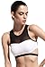 Lasher Women's Mesh Yoga Sports Bra High Impact Seamless Fit Workout Bra