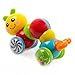 Toysery Press N Go Caterpillar Baby Toy for Children & Kids Boys and Girls (No Batteries Required)