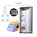 Magdisc Wall Mount Grocery Plastic Bag Holder, Bag Dispenser with Extra-Wide & Easy-Access Openings, Anti-Fingerprint Brushed Stainless Steel Finish, Upgraded Self-Adhesive Hanging Nails Included