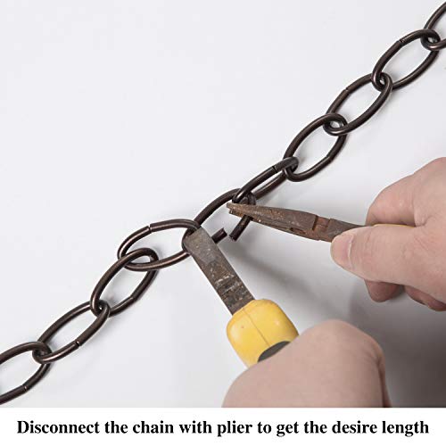 LALUZ 19 feet Ceiling Light Fixture Lighting Chains Bronze Pricepulse