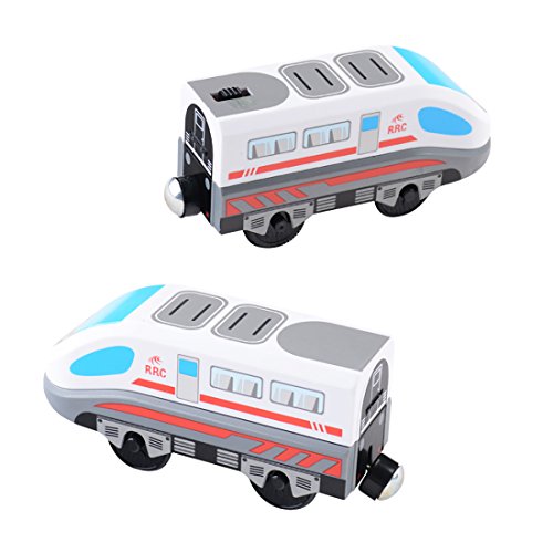 image for ZONXIE Magnetic Battery Operated Action Train Powerful Engine Bullet T