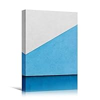 Canvas Wall Art Geometrical Patterns Abstract Colorful Geometric Hallway Minimalist Mixed Media Multicolor Patterns - 12x18 inches