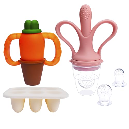 BIGSPINACH Frozen Breastmilk Teether for Soothing Baby's Gums Baby Food