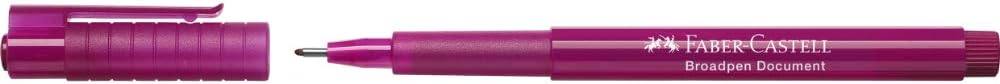 Faber Castell 155437 "Broadpen 1554" Fineliner - Magenta - Image 3