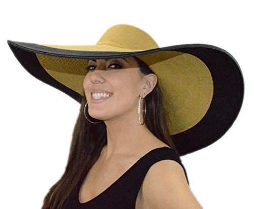 tan floppy hat