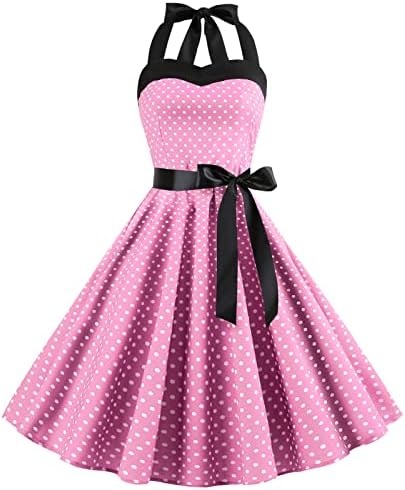 50s style a line dress Pleated Aline
