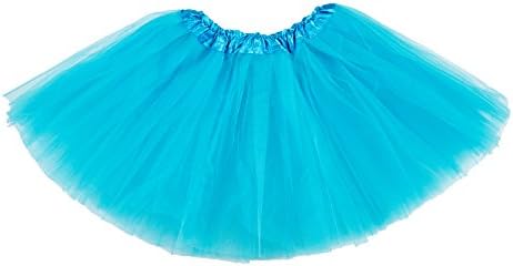 Girl Tutu Skirt, 3 Layers Tulle Tutus for Little Girls, Fluffy Ballet Dress Up for Toddler Kids Children(2T - 8T)
