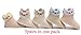 GZMM Newborn Baby Organic Cotton Socks 5 Pairs Pack For 0-12months Infant Toddler