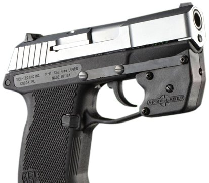 ArmaLaser P11/P40 Kel-Tec Small Block Laser Sight, Black