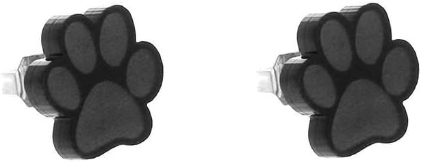 Punky Pins Animal Paw Print Stud Earrings