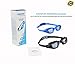 EverSport Swim Goggles, Pack of 2, Swimming Glasses for Adult Men Women Youth Kids Child, Anti-Fog, UV Protection, Shatter-Proof, Watertight(LightBlue&Mirrored Black)