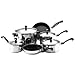 Farberware Classic Series Stainless Steel Nonstick 10-Piece Cookware Set