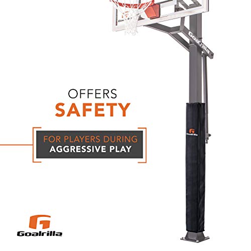 Goalrilla Square AllWeather, Durable Basketball Pole Pad Fits 5x5 and