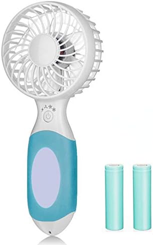 Great Polly 3 Speeds Mini Portable USB Rechargeable Fan, Handheld Fan Personal Fan with Makeup Mirror for Outdoor Travel Home Dormitory