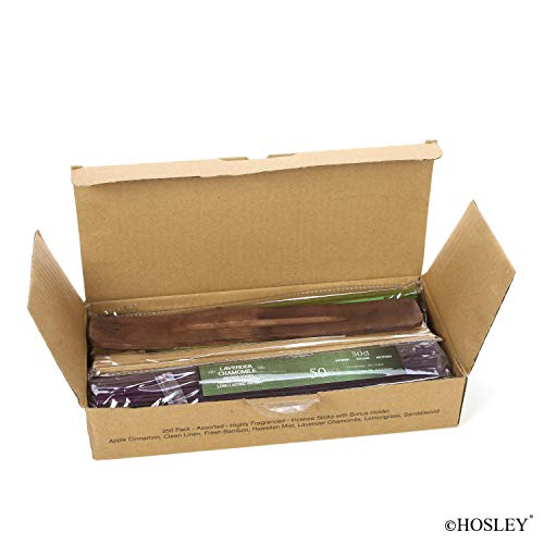 image for Hosley's Assorted 350 Pack Incense Sticks, Highly Fragrances include: 