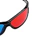 3D Glasses,Universal 3D Glasses Black Frame Red Blue 3D Visoin Glass for Dimensional Anaglyph Movie Game DVD Video TVthumb 3