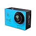 Lightdow LD6000 WiFi 1080P HD Sports Action Camera Kit - App Remote Control 30m Waterproof 2.0 Inch LCD Screen 170 Degree Wide Angle 2 Rechargeable Batteries and Mounting Accessories (Blue+WiFi)
