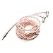 Fashionable Jewelry Pearl Necklace Earphones with Mic Beads 3.5mm in-Ear Wired Headphone with Microphone Earbuds for iPhone, iPad,Samsung, BlackBerry Fashionable Earphones for Women