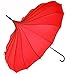 Kung Fu Smith Women Vintage Polka Dots Travel Stick Rain Pogoda Parasol Umbrella