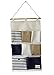LINENLUX Wall Door Closet Hanging Storage Bag Organizer Multilayer Nonwoven Fabric Pouch Debris Storage Multifunctional Room Bedroom Bath Organizer Space Saver Gift (Blue,23.6x13.3In)