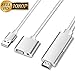 MHL to HDMI Video Cable Adapter, Weton HD 1080P Video Digital AV Cable AirPlay HDTV Adapter MHL USB Cable Compatible for All Smart Phones to TV/Projector/Monitor