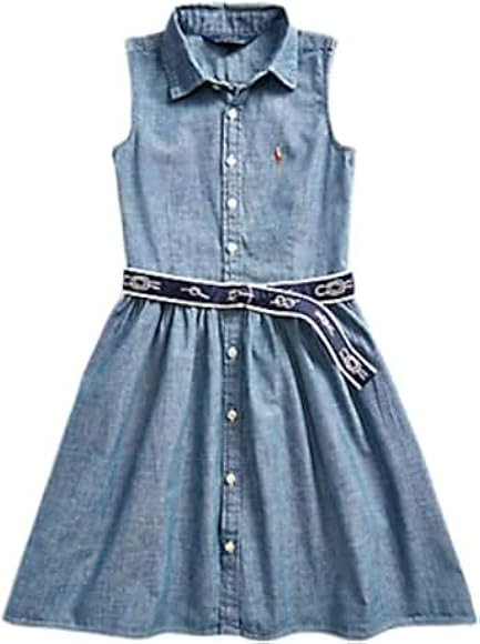 ralph lauren girls denim dress