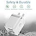 LEEKOTECH USB Wall Charger, 3-Pack 2.1A Dual Port USB Plug Power Adapter Wall Charger Charging Block Cube Compatible with iPhone XR Xs Max X 8 7 6 Plus 5 4, Samsung, LG, ZTE, Moto, Android Phone More
