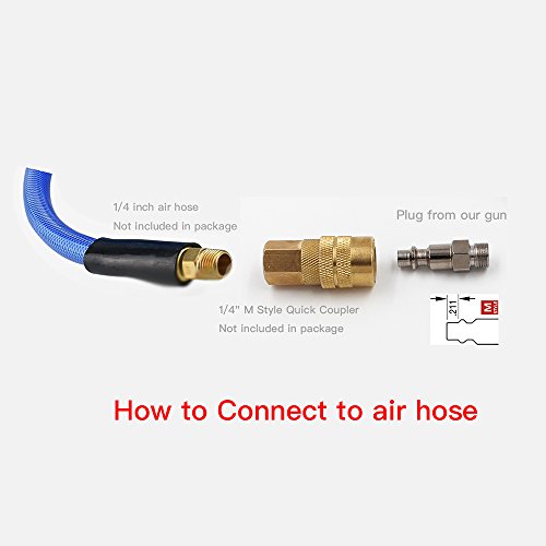 ADORBO Car Cleaning Gun Air Pulse Washer Equipment (US M Style Plug)